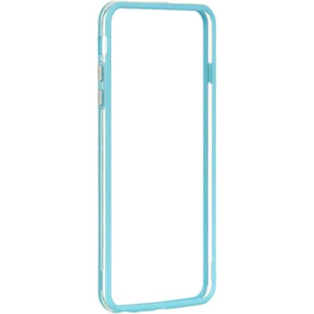 Apple IPhone 6 Plus Hard Bumper Candy Case White Trim With Clear Pc
